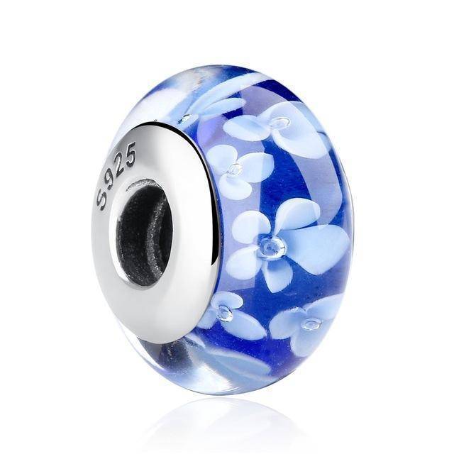 charms & beads CQZ006 Effervescence Murano Glass Beads, 32 Styles 925 Sterling Silver, Fits other charm brands bracelets