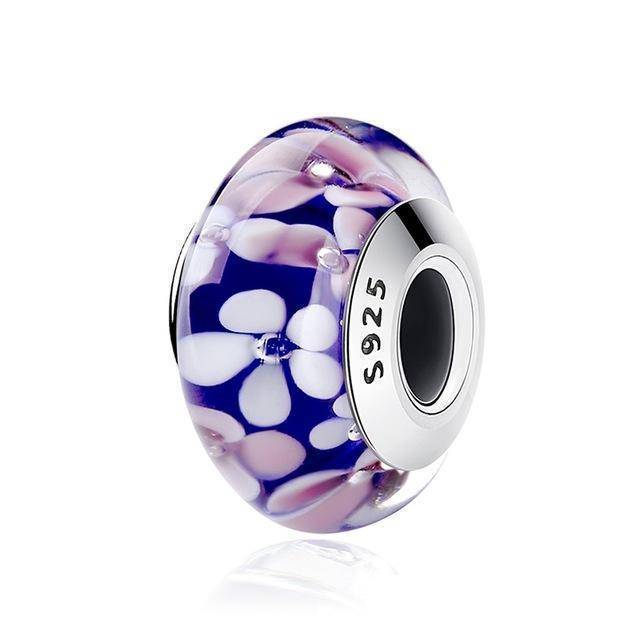 charms & beads CQZ047 Effervescence Murano Glass Beads, 32 Styles 925 Sterling Silver, Fits other charm brands bracelets