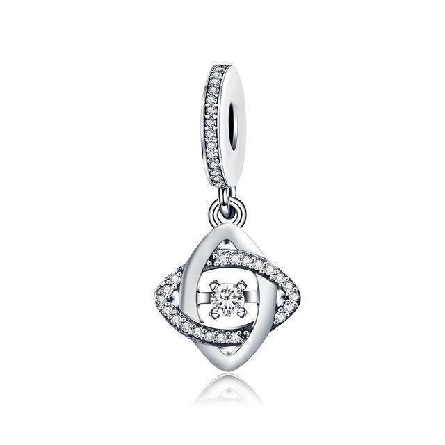 23 Styles, 925 Sterling Silver. Love Heart Charms
