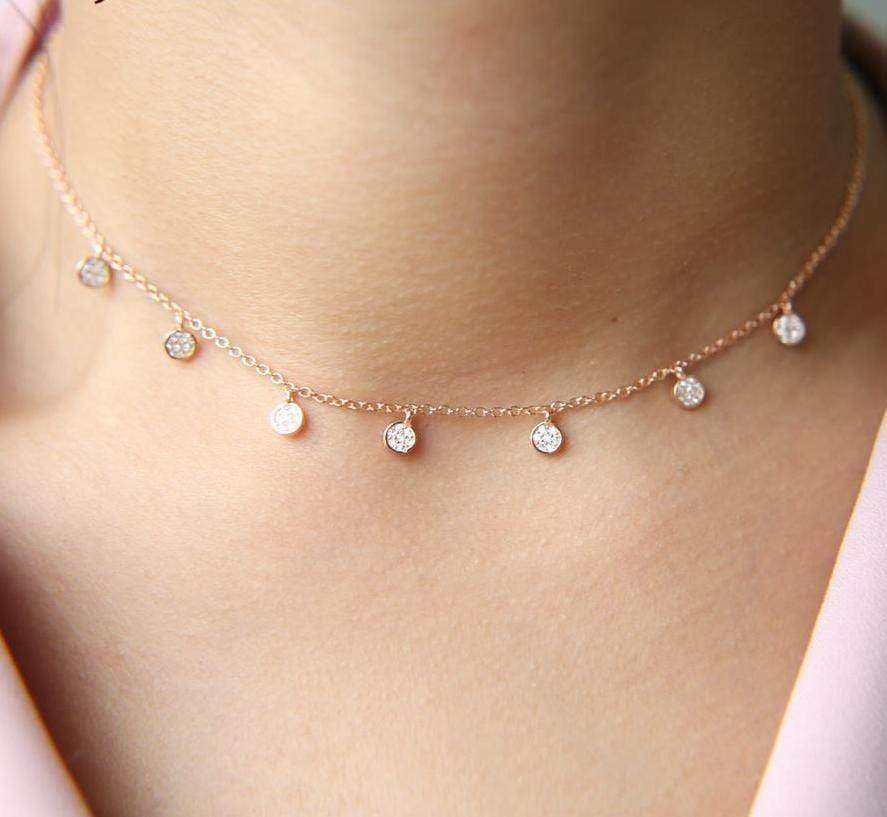 Sterling Silver Sterling Silver Choker Necklaces