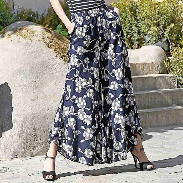 Plus Size Trousers Women Pants Spring Summer Casual Ol Formal Harem Pants  Women Office Palazzo Pants Women Flare Trousers - Pants & Capris -  AliExpress