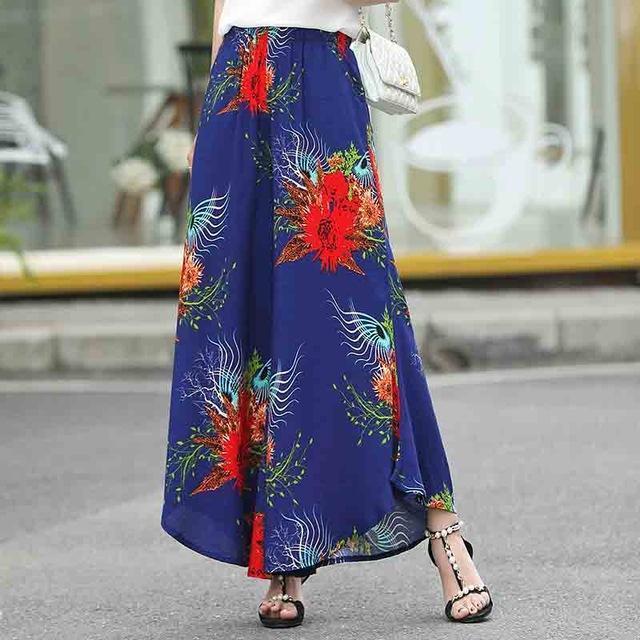 Plus Size Flare Pants With Wide Leg And High Waist Casual Elastic
