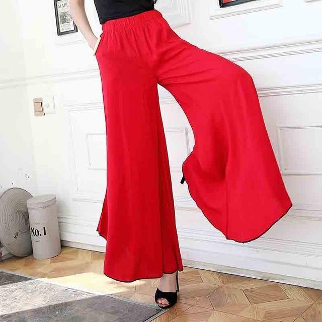 Clothing 23 / XL (US 14-16) Plus Size - Summer runway casual harem flare high waist loose floral Wide leg pants women clothing print Vintage trousers plus size (US 14-20W)