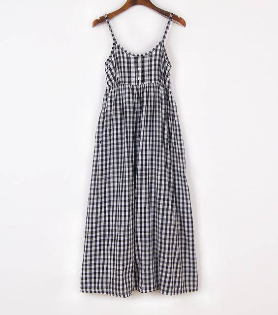 cotton spaghetti strap dress Women's This Is It Green Cotton Eyelet Sleeveless Midi Dress | Size: M main image 0