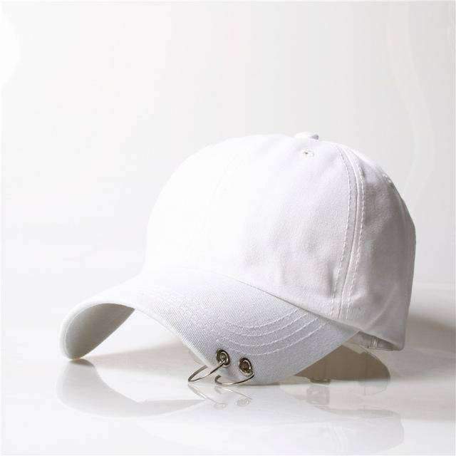 8 Styles, Unisex Embroidery Cap with Silver hoops