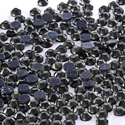clothing Black diamond / SS6 ss6-ss30 (2-7mm) Rhinestone Flatback Crystals for Hotfix or Iron-on