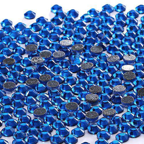 clothing Capri blue / SS6 ss6-ss30 (2-7mm) Rhinestone Flatback Crystals for Hotfix or Iron-on