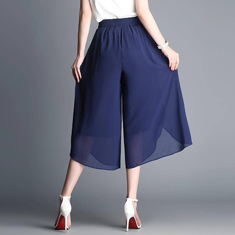 Idoravan Women's Plus Size Pants Clearance Fashion Women Summer Casual  Loose Printing Trousers Bandage Long Pants 