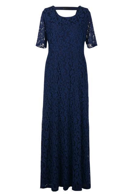 Plus Size - Women Elegant Lace Party Dress 7XL 8XL 9XL Short Sleeve Floor Length Summer Casual Long Maxi Dress (US 14W-26W)