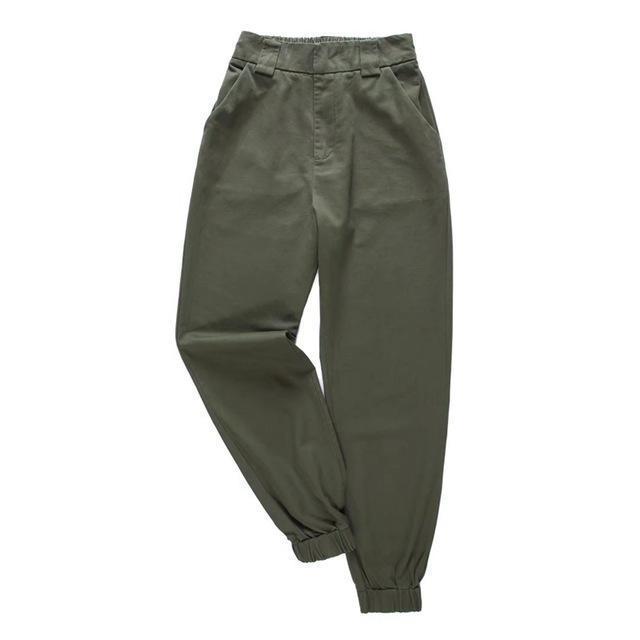 Solid 3 Colors Joggers Sweatpants Women Harem Pants Streetwear Cargo Track  Pants Capris Female High Waist Trousers Sweat Pant - Pants & Capris -  AliExpress