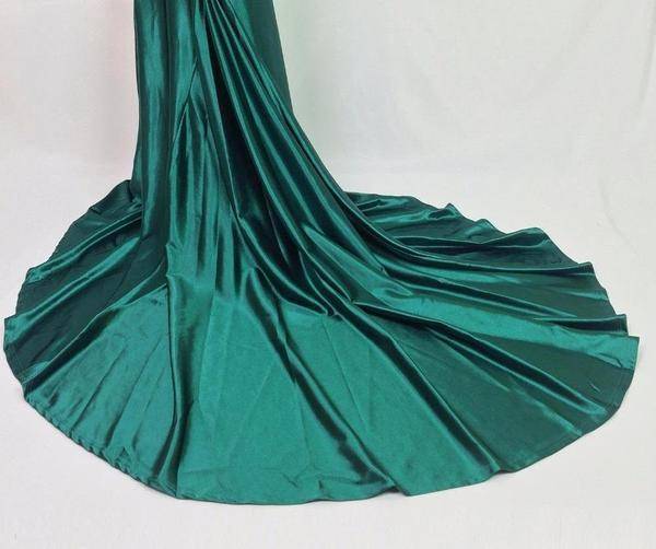 clothing Elegant backless satin silk Mermaid tail Wonder dress (US 4-14)
