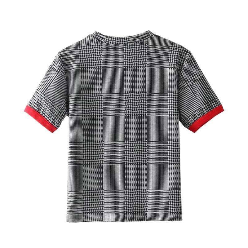 Clothing Elegant plaid shirt (US 4-12)