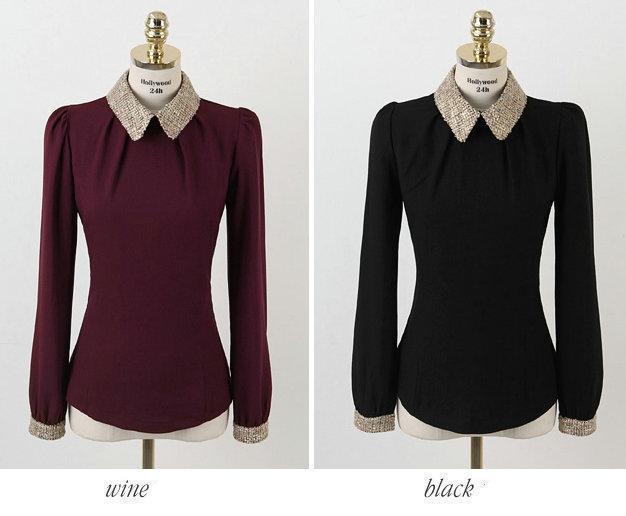 Clothing Elegant slim long-sleeve (US 4-14)
