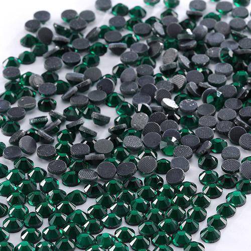 clothing Emerald / SS6 ss6-ss30 (2-7mm) Rhinestone Flatback Crystals for Hotfix or Iron-on