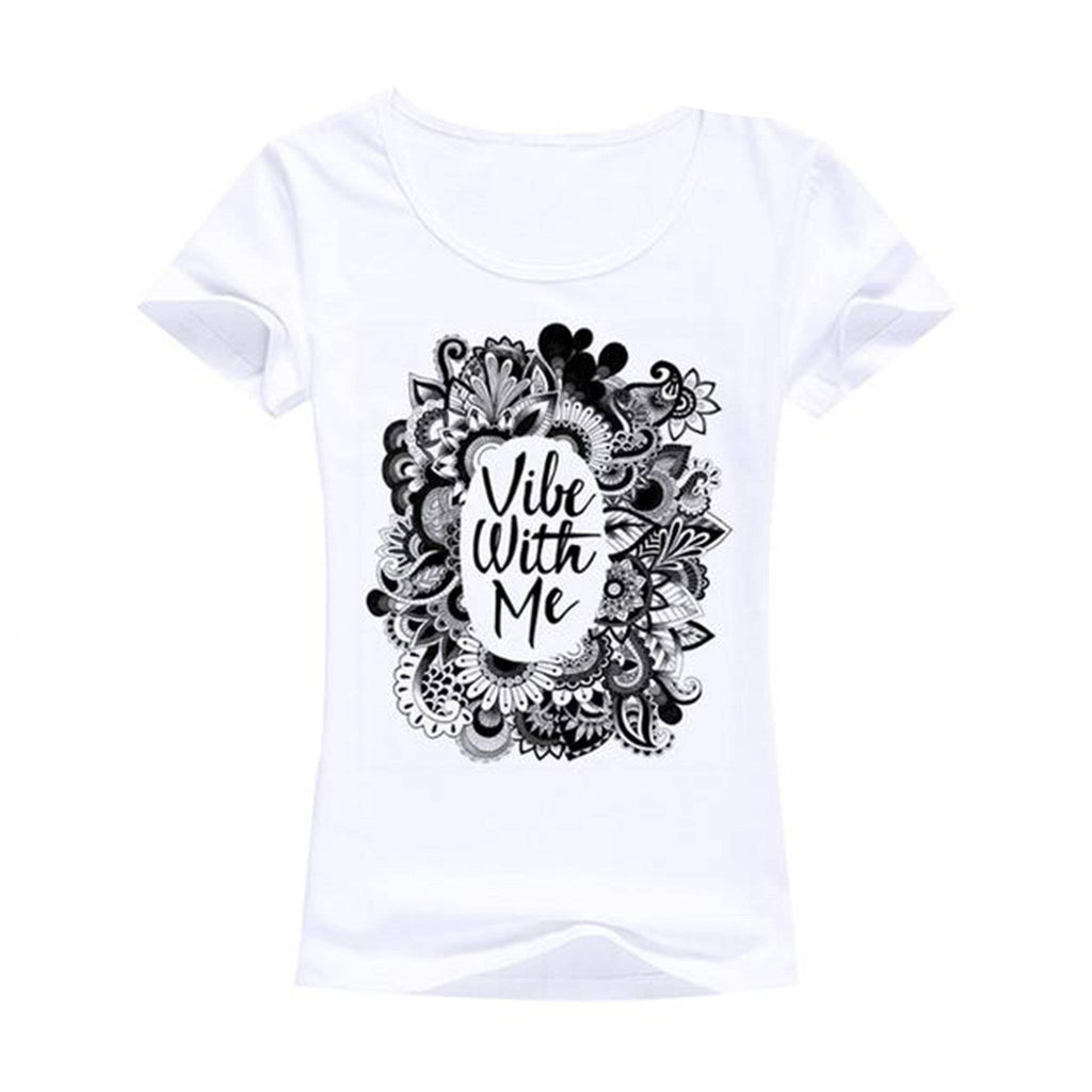 Clothing Good Vibes women Tees, Positive T-shirts (US 2-12)