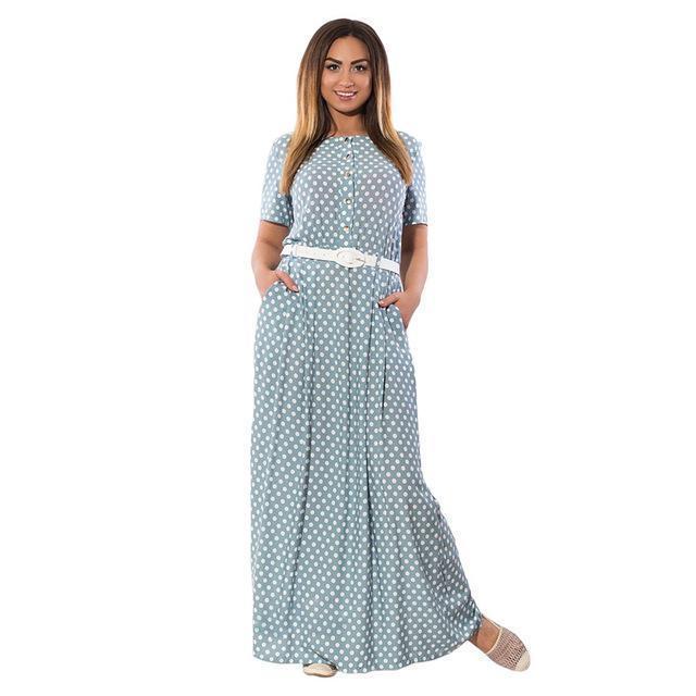 www.Nuroco.com - Plus Size Women long dress 5XL 6XL Polka Dot Maxi Chiffon Vintage Elegant Beach www.Nuroco.com - Plus Size Women long dress 5XL 6XL Polka Dot Maxi Chiffon Vintage Elegant Beach
