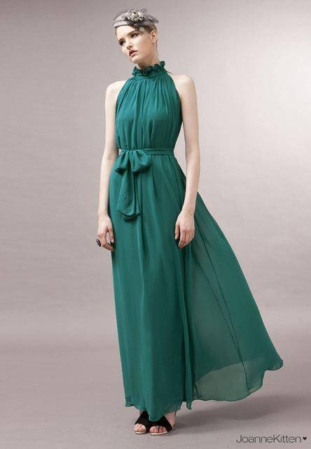 clothing Green / S Plus Size - Multi Wear Elegant Chiffon multi way convertible dress Dress (Up to US 18)