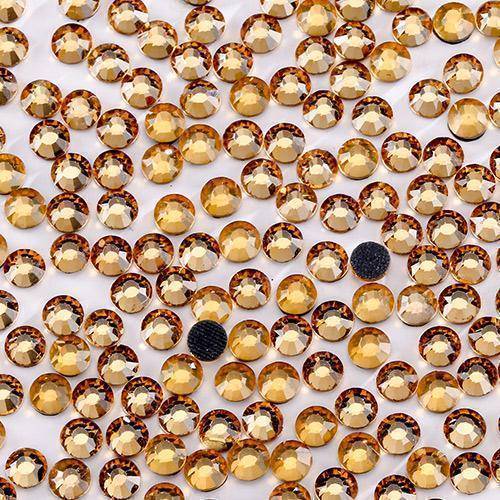 clothing Light coltopaz / SS6 ss6-ss30 (2-7mm) Rhinestone Flatback Crystals for Hotfix or Iron-on