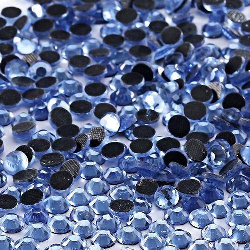 clothing Light sapphire / SS6 ss6-ss30 (2-7mm) Rhinestone Flatback Crystals for Hotfix or Iron-on