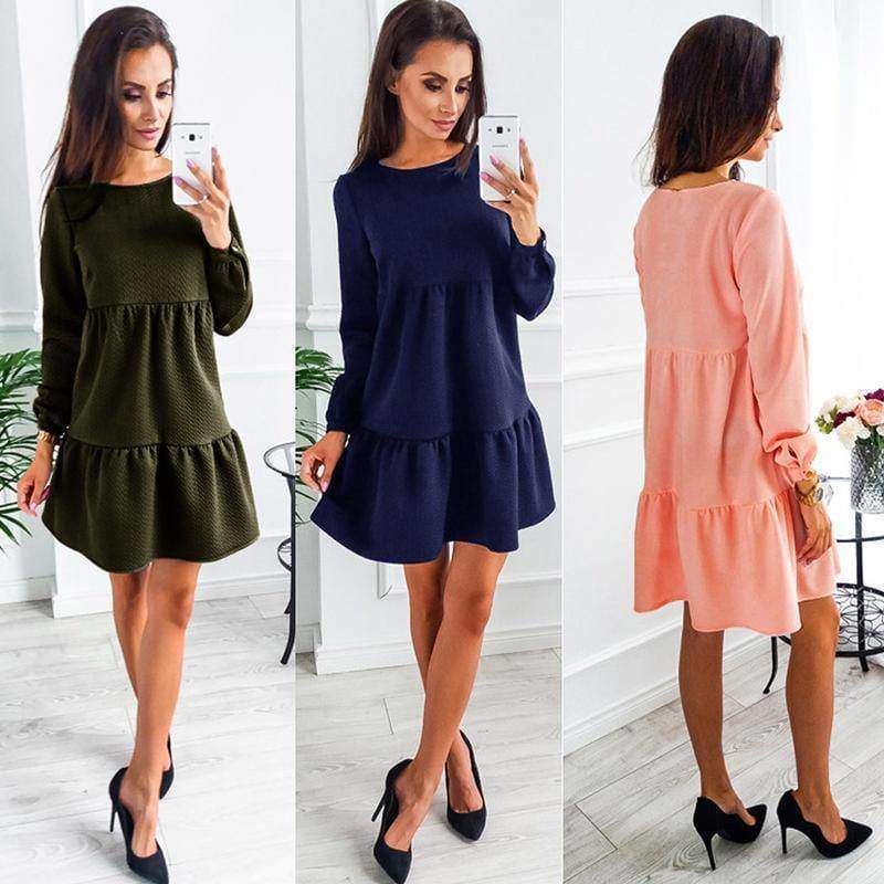 Clothing Long Sleeve Shirt / Mini Dresses  (US 4-16)