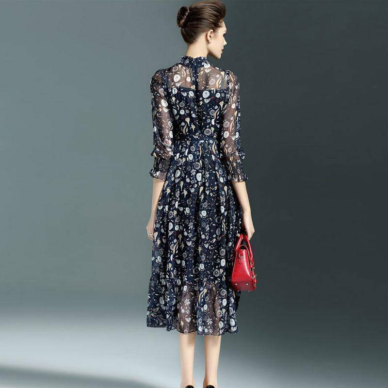 www.Nuroco.com - Maxi Dress For Women Sweet Ball Dresses Gown Flower Print Dresses Women Slim www.Nuroco.com - Maxi Dress For Women Sweet Ball Dresses Gown Flower Print Dresses Women Slim