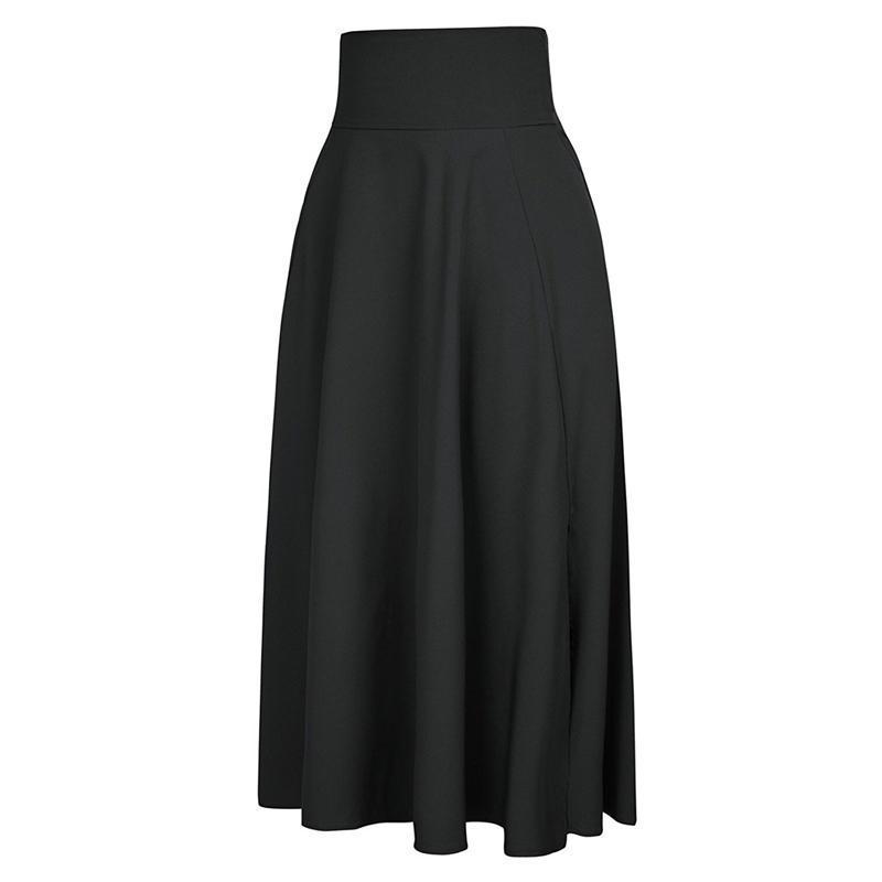 High Waist Skirt A-line Long Vintage Skirts
