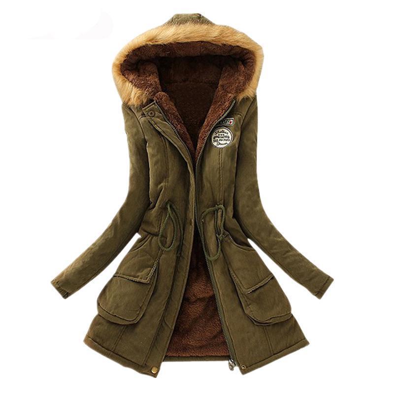 www. - New Parkas Female Women Winter Coat Thickening Cotton Winter  Jacket Womens Outwear