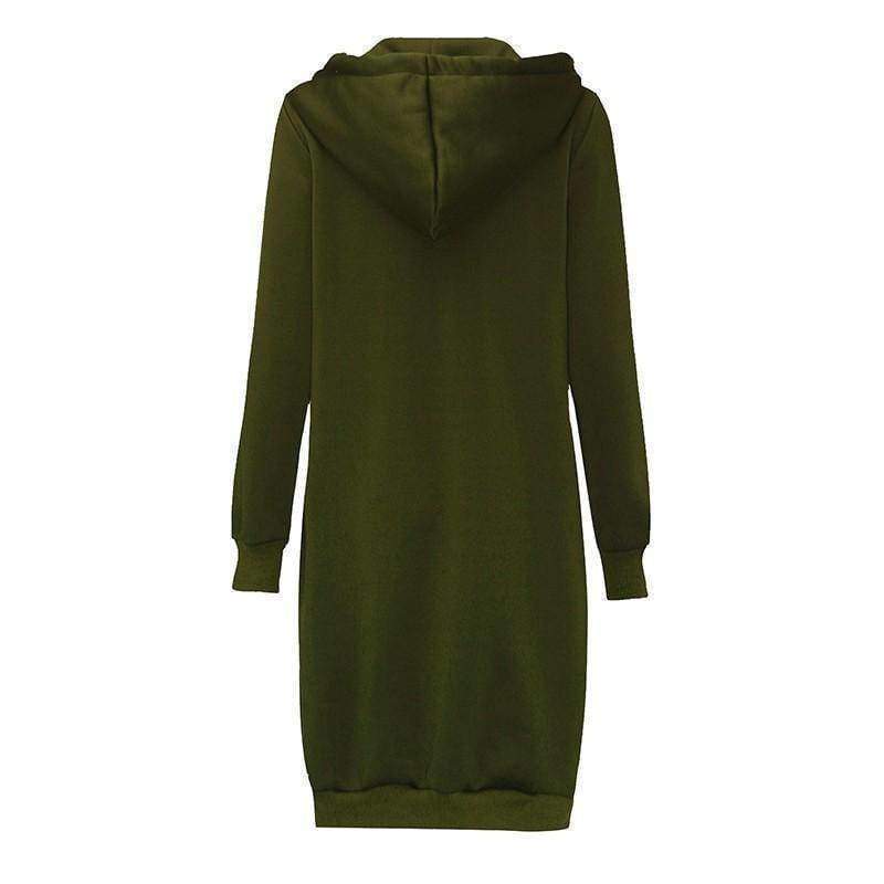 clothing Oversized S-5XL Long Hoodies Coat with Pockets