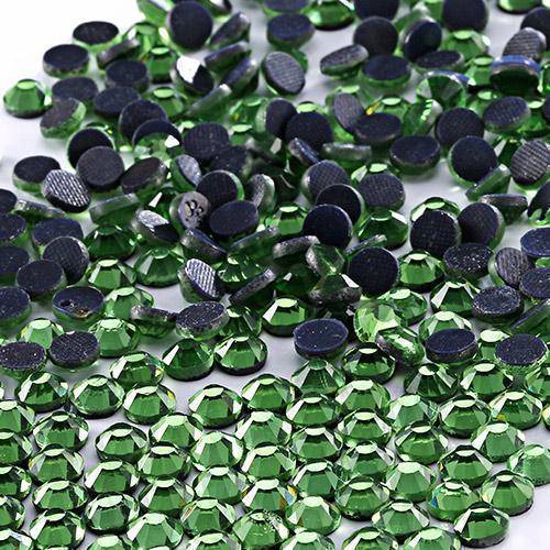clothing Peridot / SS6 ss6-ss30 (2-7mm) Rhinestone Flatback Crystals for Hotfix or Iron-on