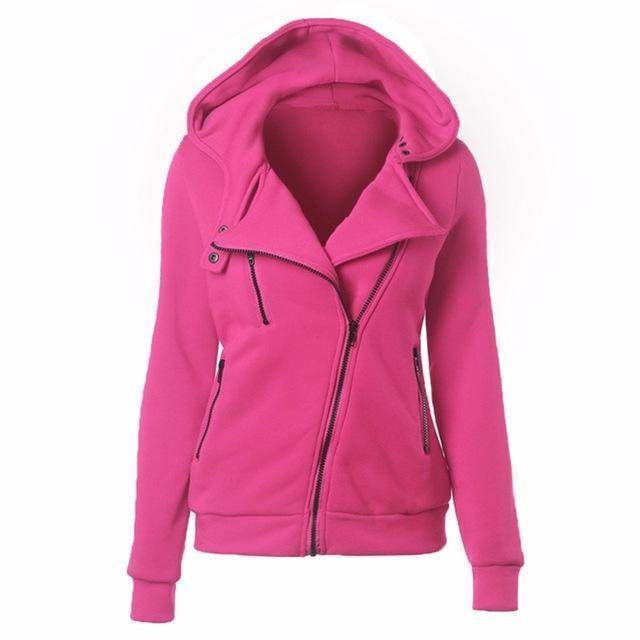 clothing Pink / S S-XXL 4 color motorcycle, hoodies sweatshirts zipper V Neck
