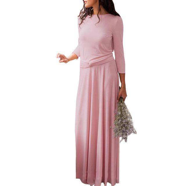 clothing Pink / US 2 - 4 The Wonder Dress - Long Sleeve Design, Multi way, infinity convertible dreses,  Petite Sizes (US 2- 10)