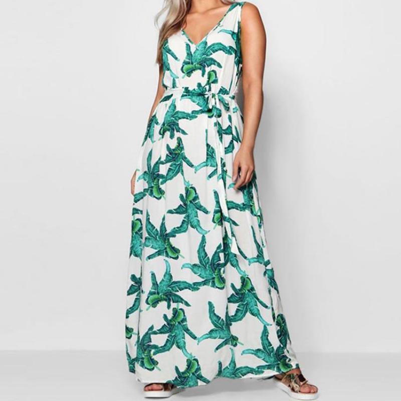www.Nuroco.com - Plus Size 5XL Big size Floral Print green flower maxi women dress fashion V-neck www.Nuroco.com - Plus Size 5XL Big size Floral Print green flower maxi women dress fashion V-neck