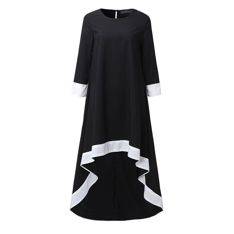 www.Nuroco.com - Plus Size - Long Maxi Asymmetrical Dress (US 8-24W) www.Nuroco.com - Plus Size - Long Maxi Asymmetrical Dress (US 8-24W)