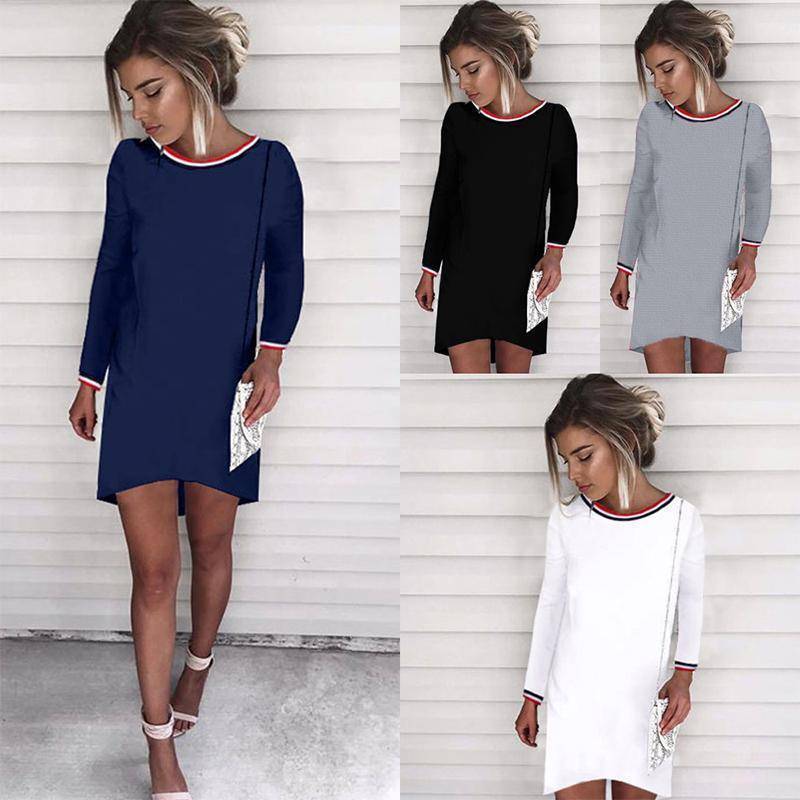 Clothing Plus Size - Long Sleeves Shirt / Mini Dresses (US 4-16)