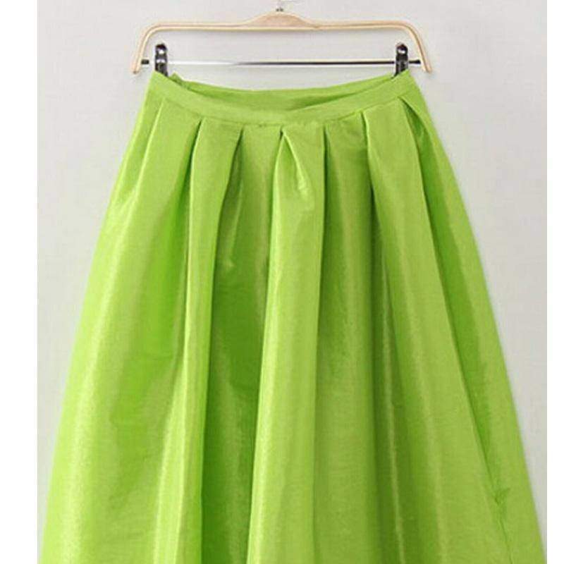 Plus Size - Maxi Long Skirt Floor Length High Waisted Skirts 115 cm (US 4-18W)