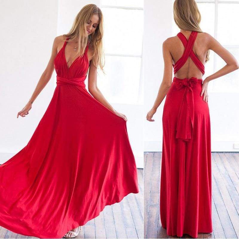 Clothing Plus Size - The Wonder Maxi Dress, Beautiful Infinity multi way convertible dresses  (US 10-16W)