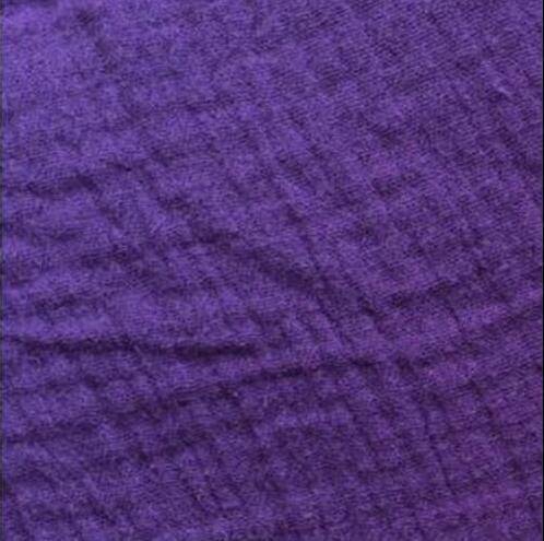 Clothing Purple / M (US 2) Loose Wide  Elastic Waist Cotton linen Trousers (US 2-18W)