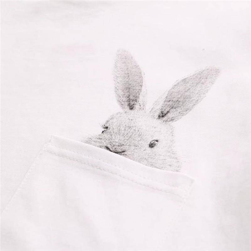 Clothing Rabbit Cute T-shirts (US 8-16)