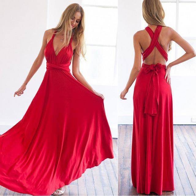 clothing Red / S The Wonder Dress,  20+ ways to wear One dress!  (Regular, US 6 - Plus 16W)