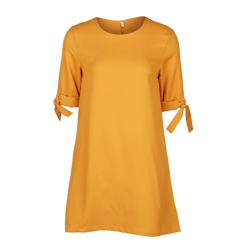 short casual chiffon dresses Casual Floral Printed Chiffon V-Neck Short Sleeve Mini Dress L