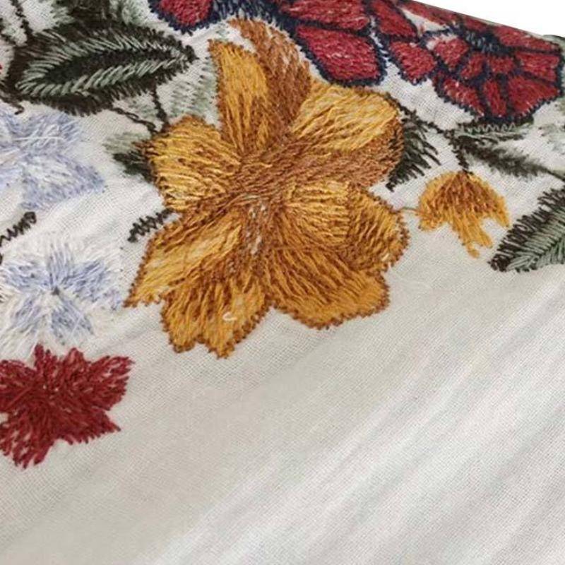 Clothing Vintage floral embroidery tassles loose shirts (US 14-18W)