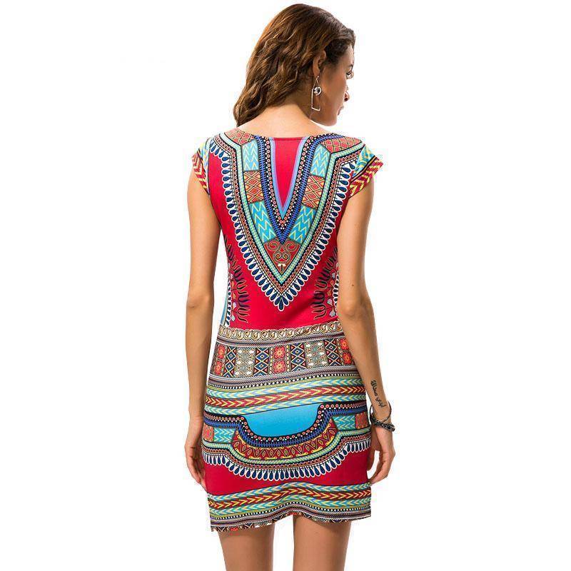 African Dashiki, Boho, Long Shirt / Short Dress