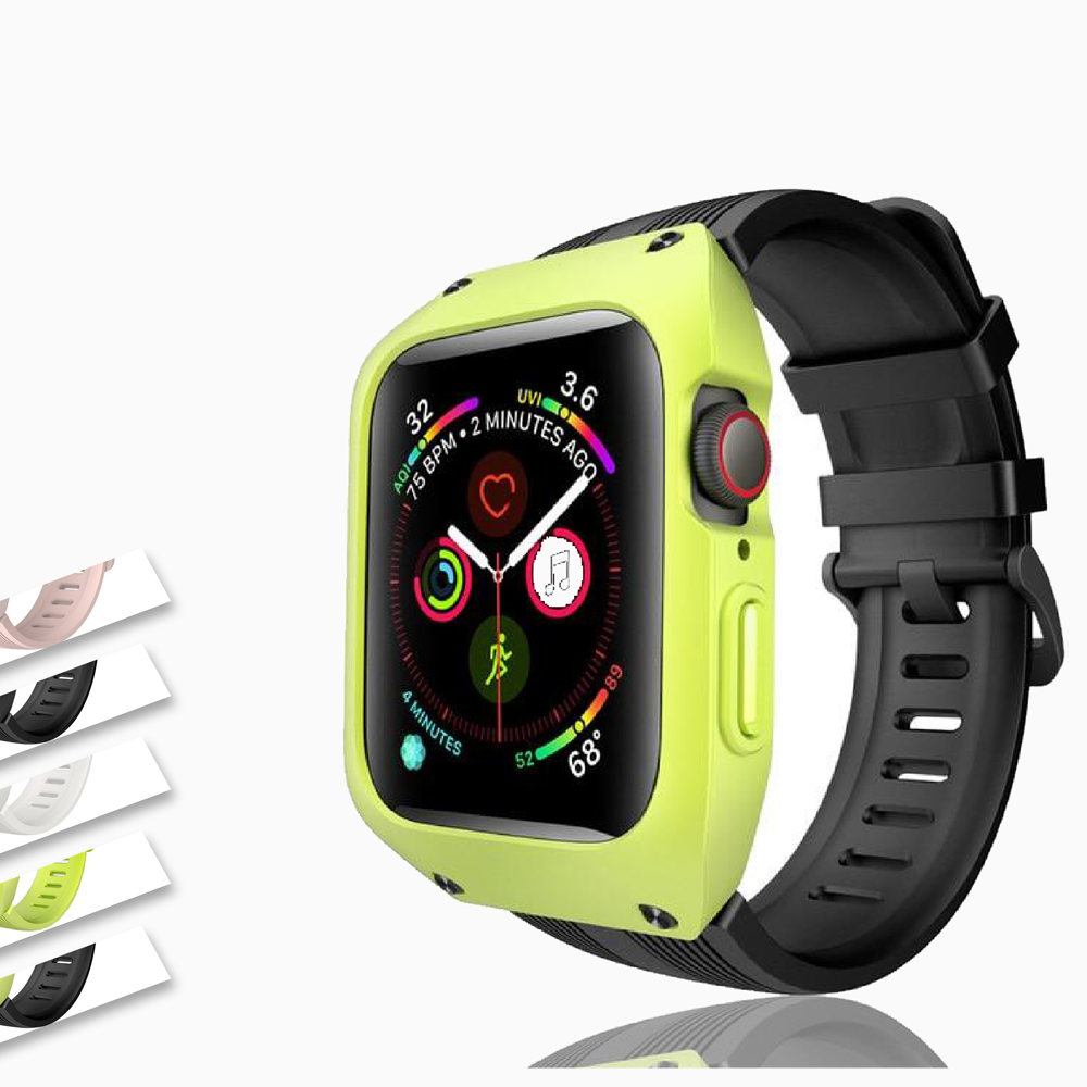 Watchbands Waterproof Case Strap Protective Band for Apple Watch 6 5 4 Watchbands