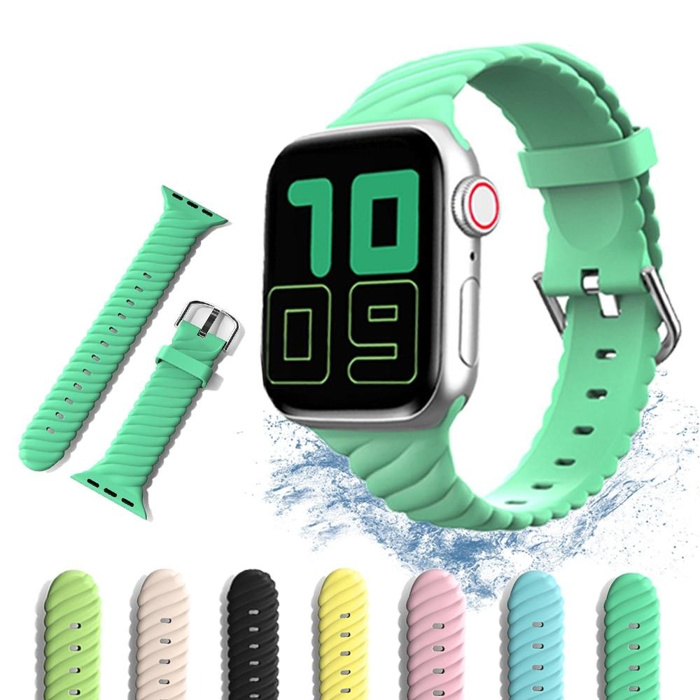 Soft Silicone Series 7 6 5 4 Strap Rubber Wristband Sports Watchbands