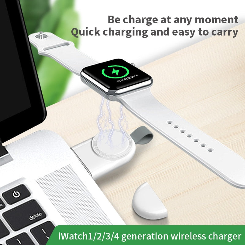 Portable Wireless Charger Series 6 5 4 Band Station USB Charger Cable