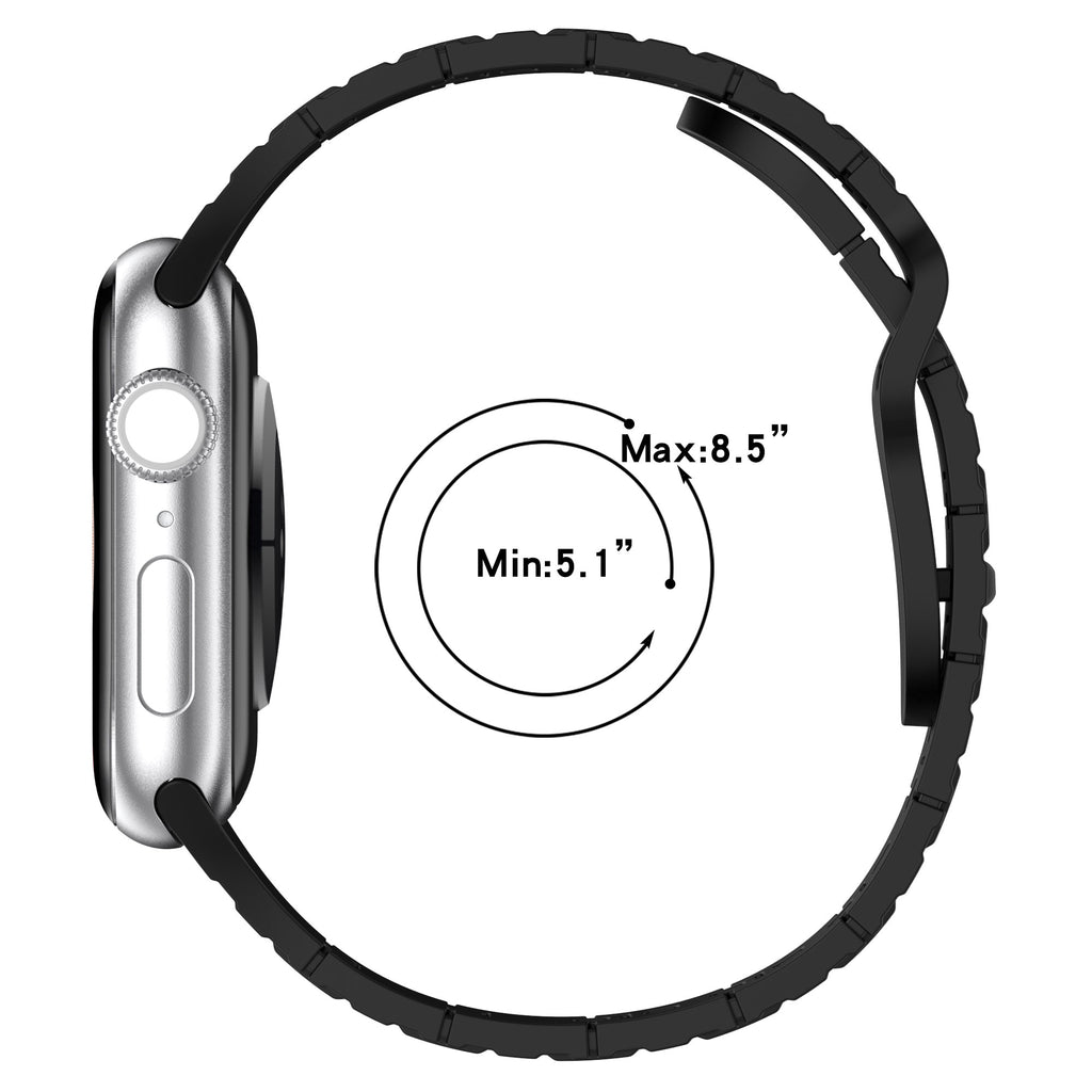 Plating Rubber Strap Band for Apple Watch Ultra 49mm 45mm 41mm 44mm 42mm 40mm 38mm Titanium Color Bracelet Iwatch 8 7 6 5 4 3 Se