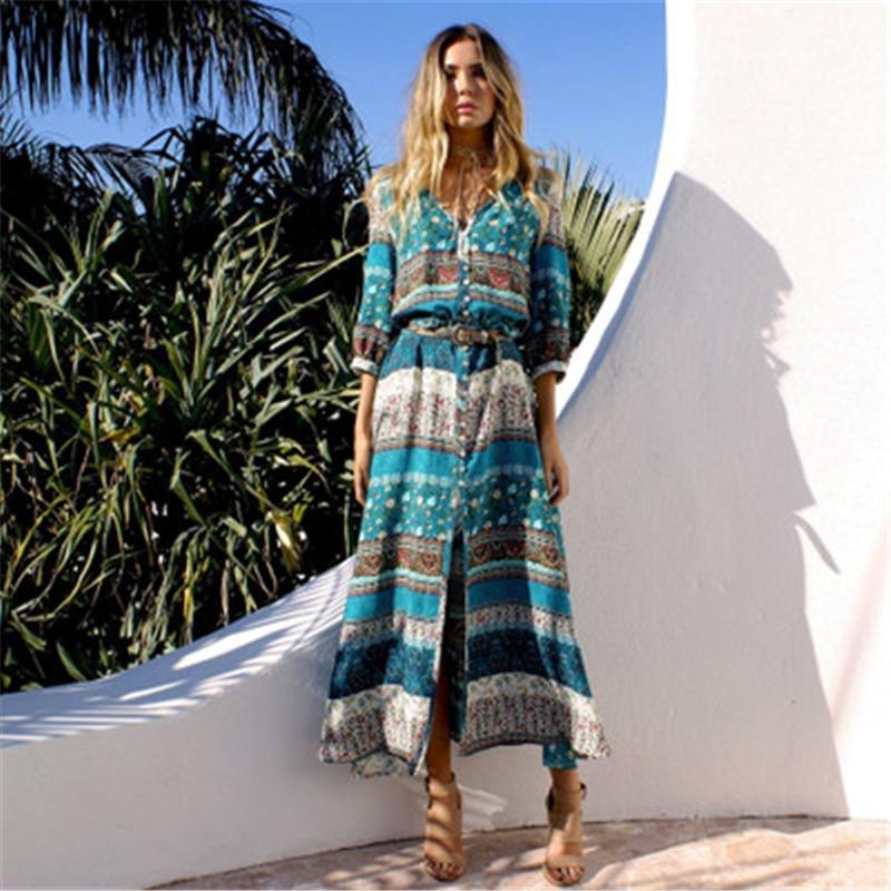 Womens Summer Boho Maxi Long Bandage Dress Evening Sexy Party Beach Dr www.Nuroco.com Womens Summer Boho Maxi Long Bandage Dress Evening Sexy Party Beach Dr www.Nuroco.com