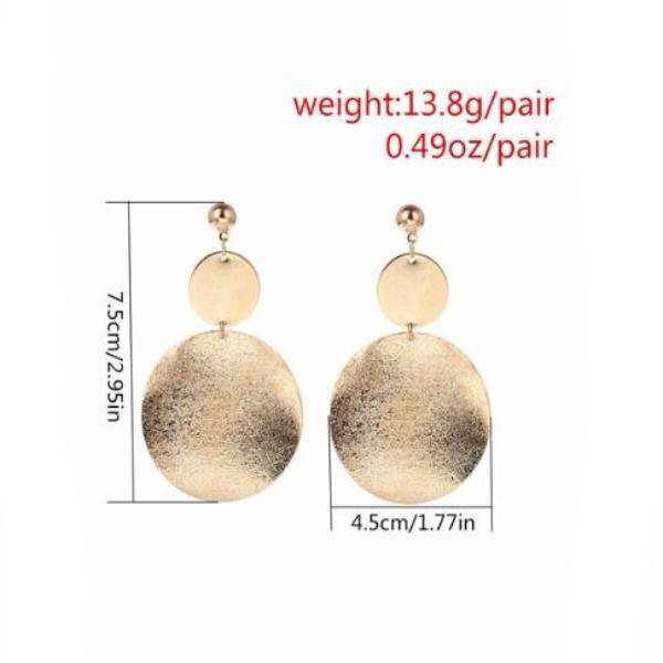 19 Styles, Geometric Minimalist Earrings Gold / Silver