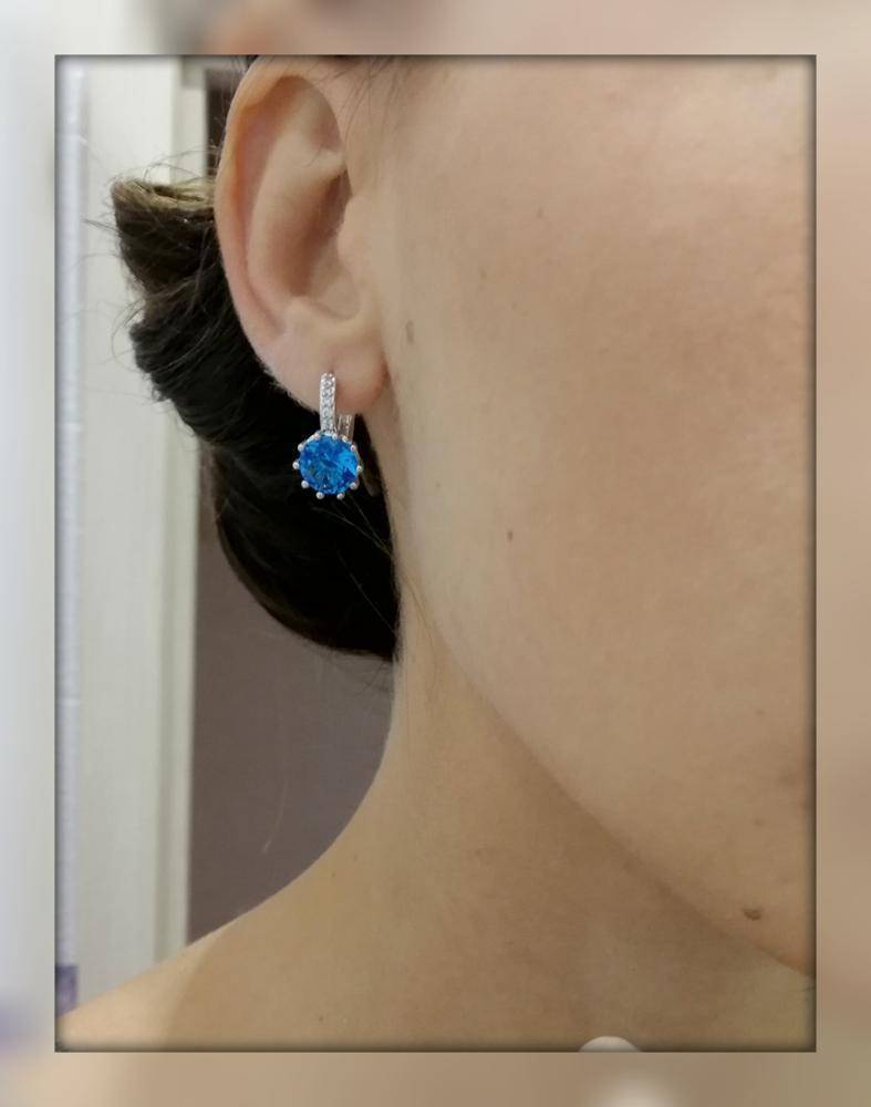 9 Colors, Cubic Zirconia Drop Earrings