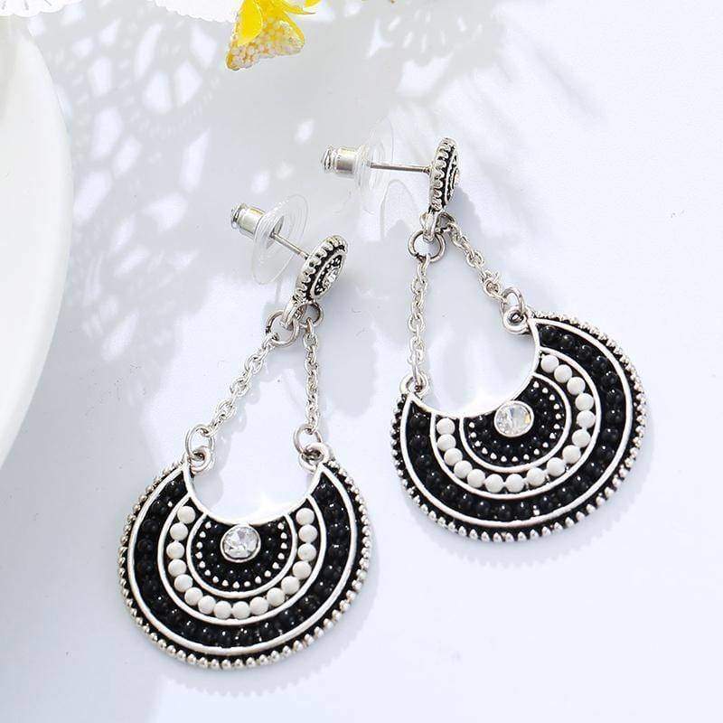 earrings Ethnic Jewelry Bohemian Resin Beads  Dangle Earrings